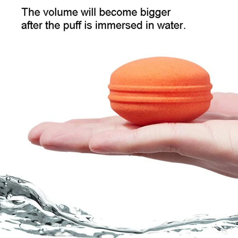 Macaron Sponge Egg Makeup Sponge макияж яйцо мытье лица многофункциональная пуховка Влажная и сухая не есть порошок для основы, Crea