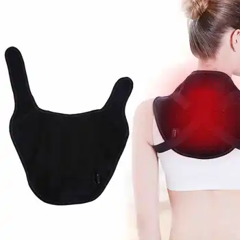 

Electric Heating Pad Electric Moxibustion Heat Wrap Heated Heating Pad for Neck Shoulders Pain Relief Therapy Shoulder Braces
