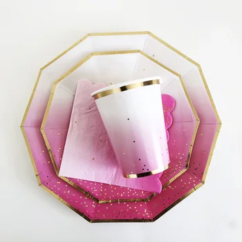 

10pcs/Lot Disposable Cartoon Tableware Baby Birthday Party Decorations Kids Adults Party Supplies Gender Reveal Napkin ZSD003