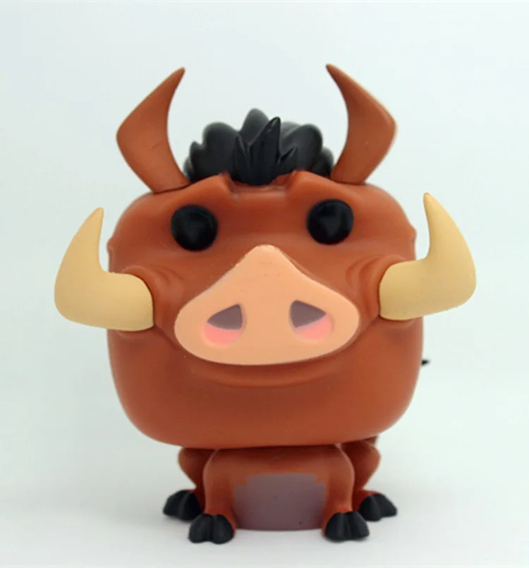 PUNBAA no box Поп Король Лев SIMBA LUAU PUMBAA MUFASA Аниме фигурки модели в розничной коробке Дети Рождество милые подарки - Цвет: PUNBAA no box