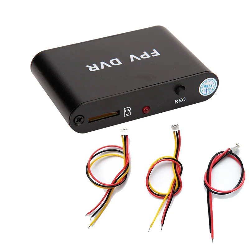 Бесплатная доставка микро 1CH HD DVR с кабельным комплектом AV рекордер 30f/s FPV