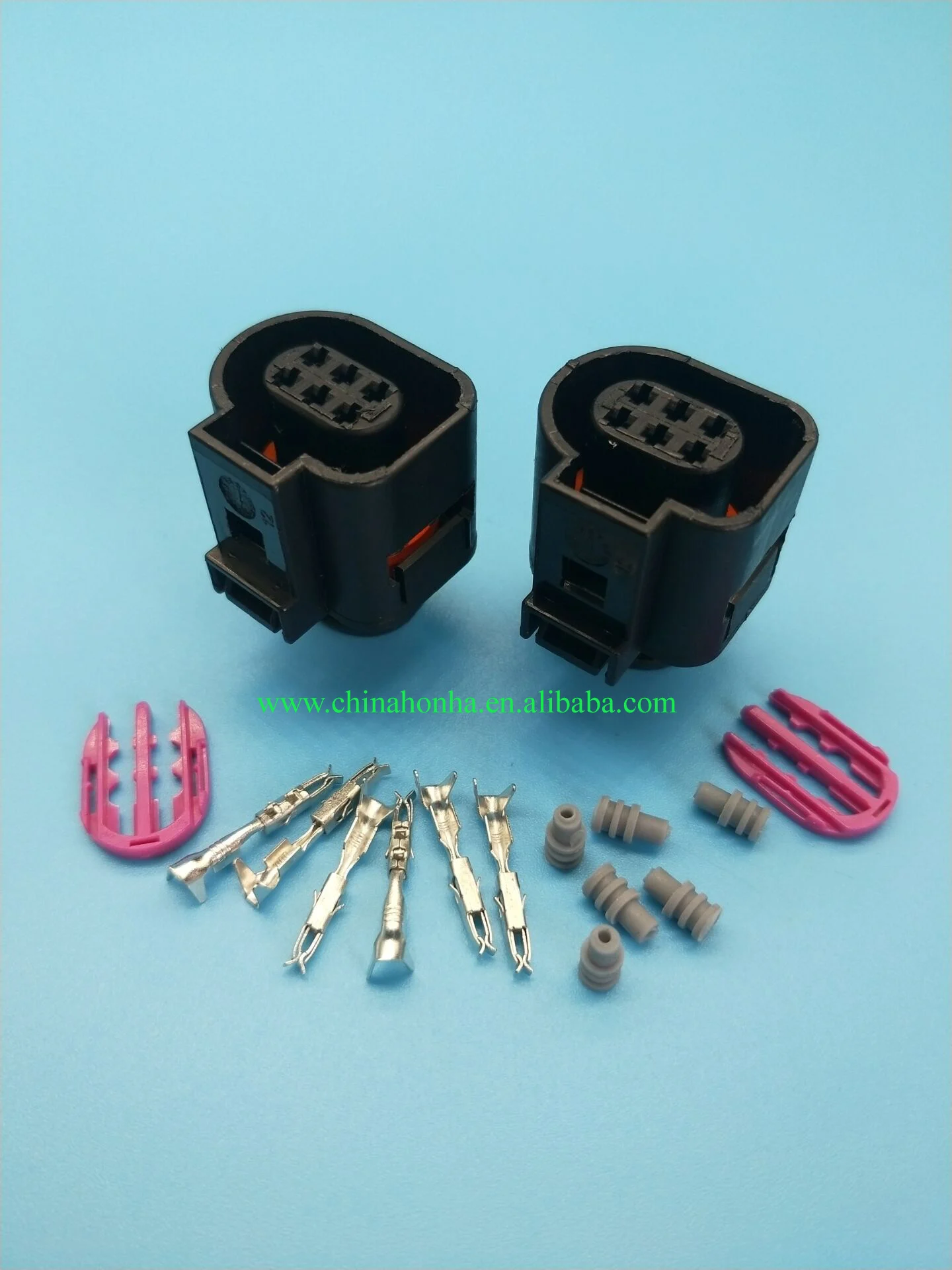 2 шт. 1 5 мм автомобиль connectorThrottle тела Пигтейл подключение Plug 1J0973713 15 см