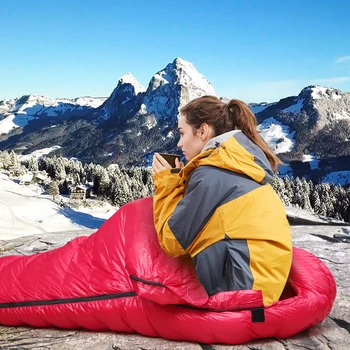 kamperbox Sleeping Bag Winter Sleeping Bag Ultralight Equipment CW1100 Washable 5