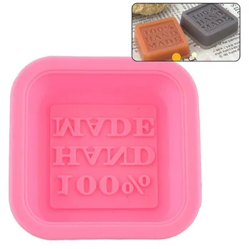 

100% Handmade Soap Molds DIY Square Silicone Moulds Baking Mold Craft Art Making Tool DIY Cake Mold WB2338