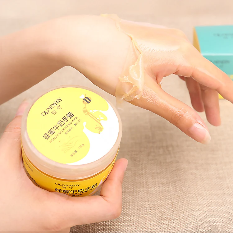 Quarxerty Super Moist skin Honey Extract and Milk Exfoliating Hand Wax for hand 3