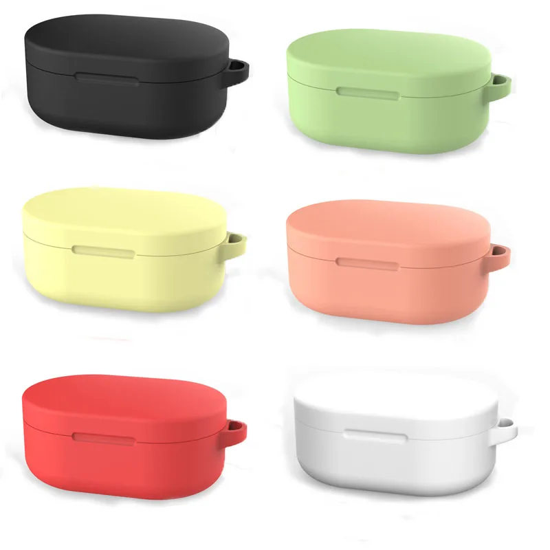 

Earphone-Cover Protection with Keychain Protective-Cover For Xiaomi Redmi Airdots Case Silicone Shell