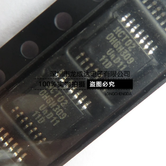 100% nuevo y original 74HCT02PW TSSOP-14 HCT02 SN74HCT02PWR en Stock 5 unids/lote