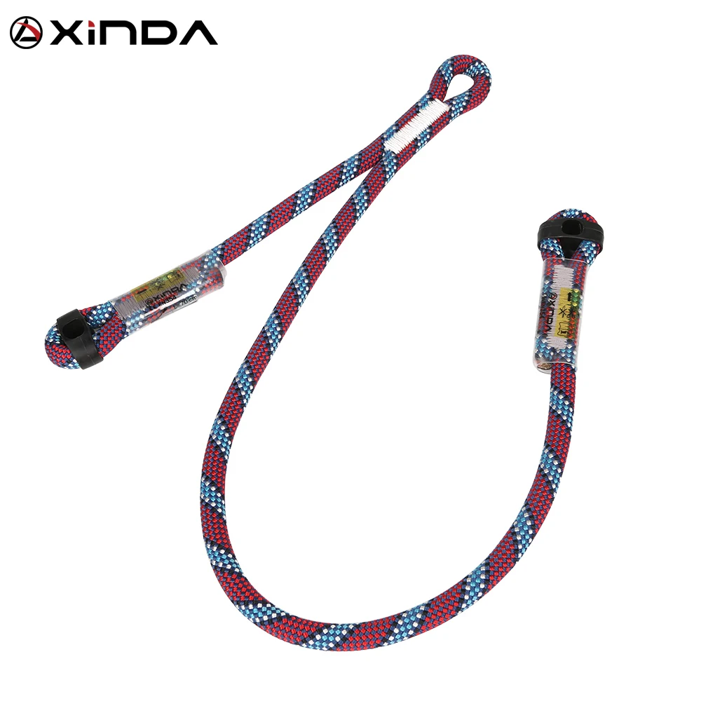 

XINDA Professional Rock Climbing Supplies High Altitude Anti Fall Off Protective Safety Belt Cowstail High Strength Wearable