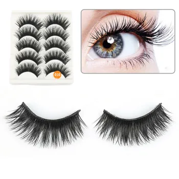 

Charm Women Natural Extension Cruelty Free 3D Mink Long False Eyelashes Thick Soft Fluffy Popular Wispy Fake Eye Lashes Makeup