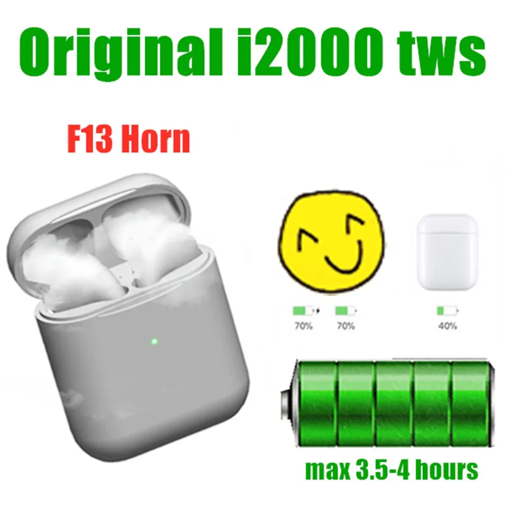 I2000 tws наушники Pp up 8D Bass Беспроводная зарядка Bluetooth 5 0 гарнитура PK i1000 i2000 i30 i500 i9000 i10