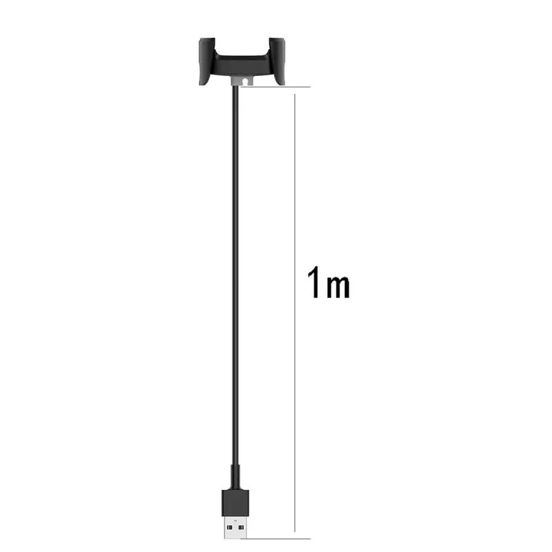 Black USB Fast Charger Cable Charging Dock Stand Cradle For Fitbit Versa 2 Smart Watch Accessories