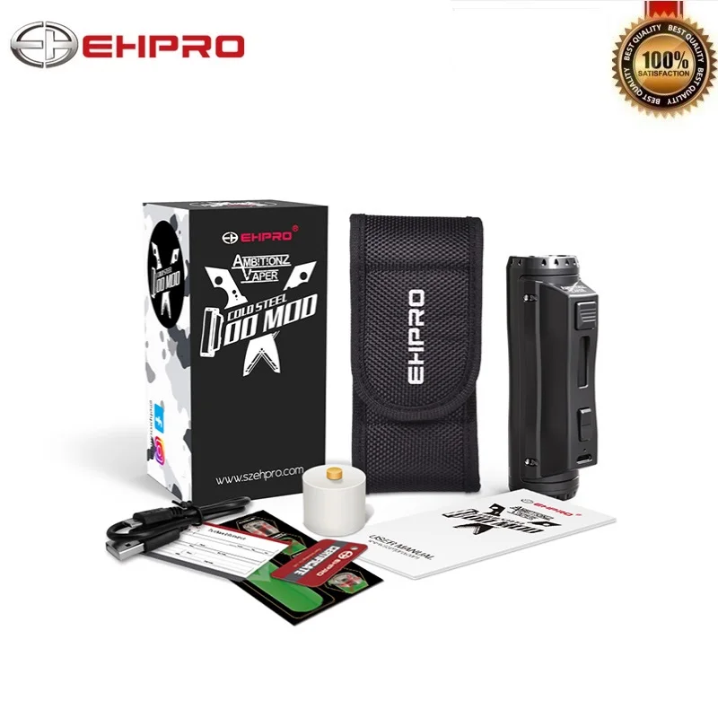 Оригинальный боксмод Ehpro из холодной стали 100 120 Вт 0 0018 с Сверхбыстрая скорость