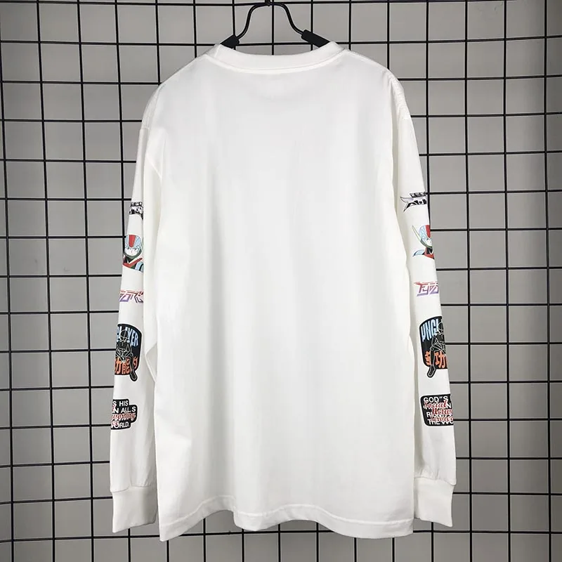 Мужские футболки с длинным рукавом, модная женская длинная футболка, Япония, harajuku Evangelion, футболка с длинным рукавом, хлопковые футболки kanbap1992