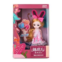 Poupées en PVC pour filles, jouets originaux, bébé CN (origine), 1/12 Bjd 17CM, belle Image, cadeau d'anniversaire de 4 à 6 ans et 7 à 12 ans 