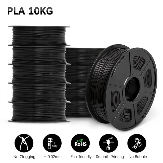 JAYO 3D Printer PLA+ Filament, Low Shrinkage and High Precision Consumable  1.75mm, Dimensional Accuracy +/- 0.02mm, 3D Printing Material Suitable for