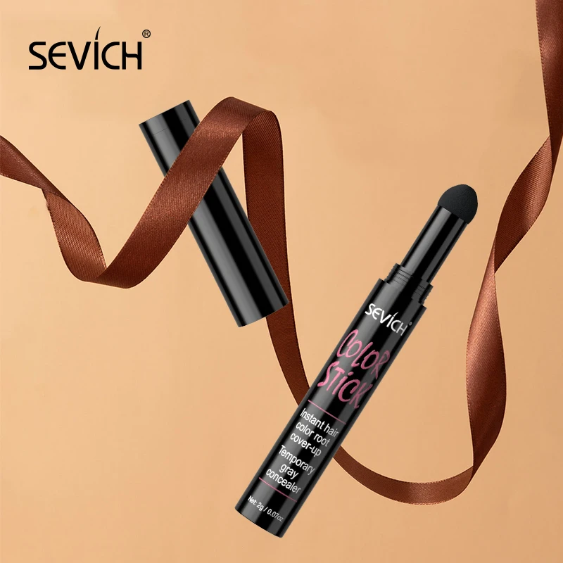 Sevich New Hair Shadow Powder 2g Root Cover Up Stick Hairline Edge Control Powder Filling Hair Line Concealer loss Pen