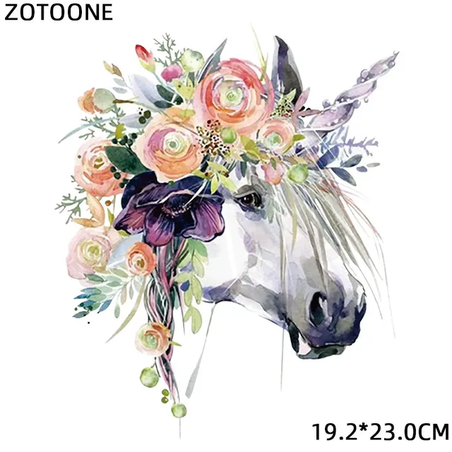 Flower Patch Iron-on Transfers for Clothing Thermoadhesive Patches Daisy Stickers Diy Flex Fusible Transfer Appliques Stripes 0127