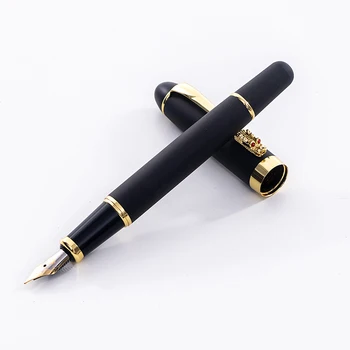 

High Quality Metal Luxury Fountain Pen Box Business Writing Signing Calligraphy Pens Office School Stationery Supplies 03942