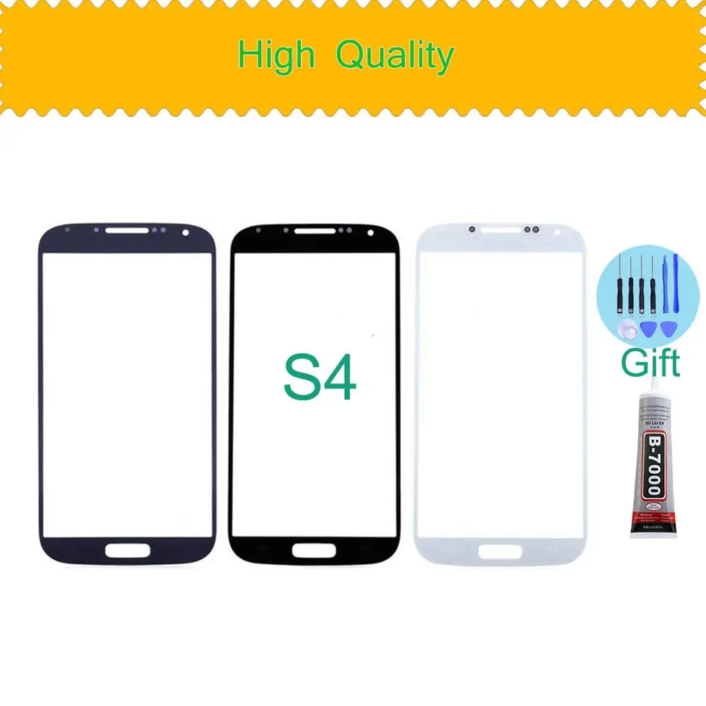 Для Samsung Galaxy S4 GT-i9505 i9500 i9505 i9506 i9515 i337 сенсорный экран передняя панель стеклянная