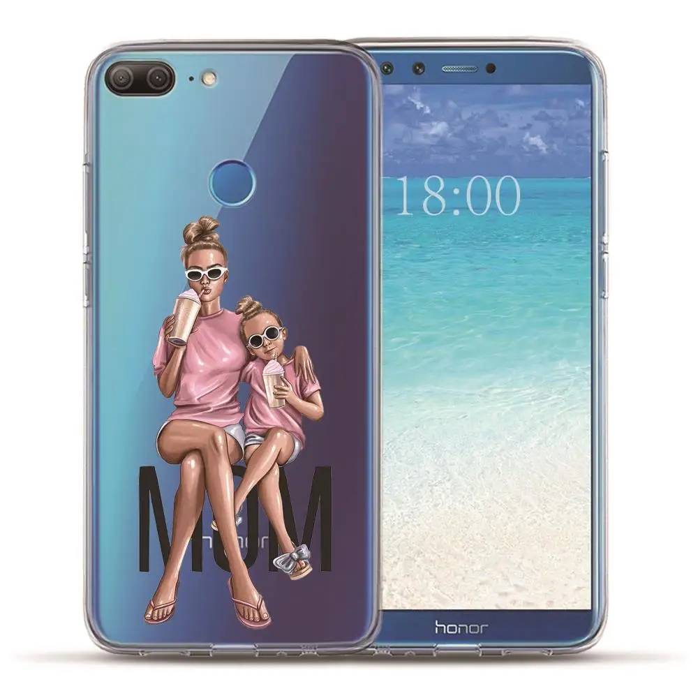Модный чехол для телефона для мамы и папы для Huawei Honor 9 9 Lite 9i 9X 9X Pro 10 10i 10lite 20 20 lite Funda Etui