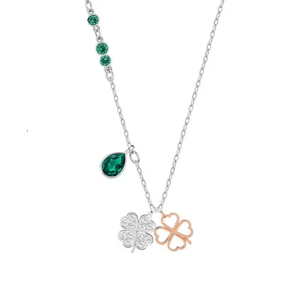 Мэнди Мода стерлингового серебра Высокое качество DUO Мини крест ожерелье Женские Ювелирные изделия почта - Окраска металла: Silver