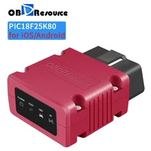 Car Engine Fault Code Reader OBDResource P02 Bluetooth 4.0 for Android iPhone iOS Faslink X PK ELM327 V1.5 PIC18F25K80