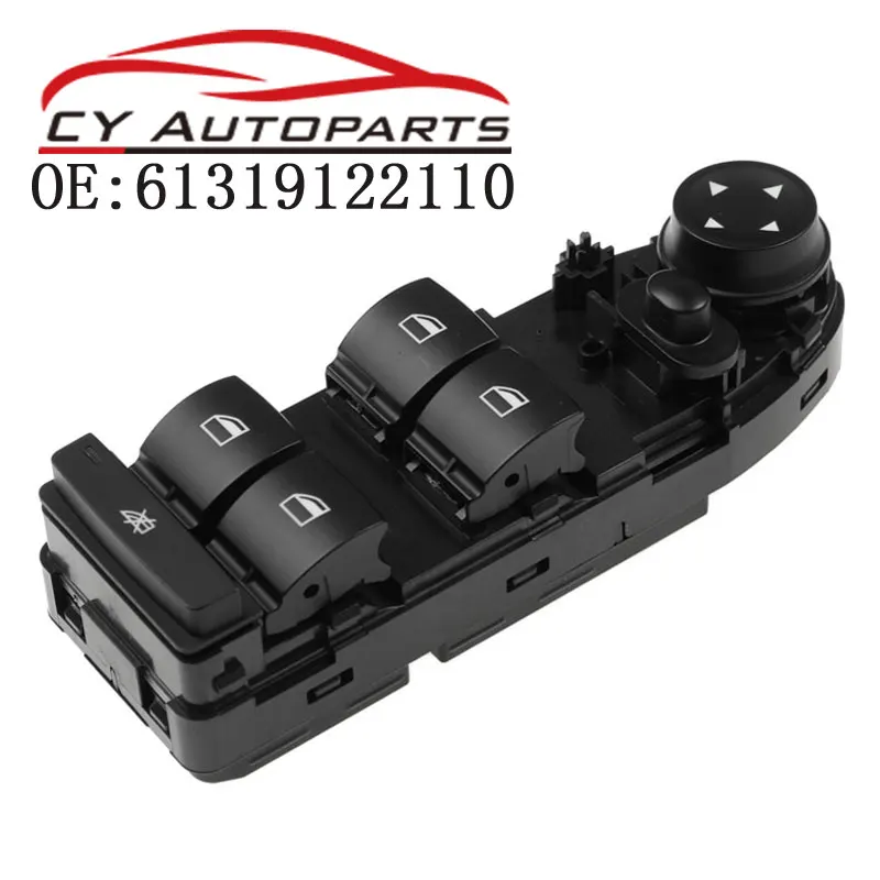 

Master Lifter Button Autofold Mirror Electric Power Window Switch For BMW E60 528I 550i M5 E61 520 523 525 530 535 61319122110