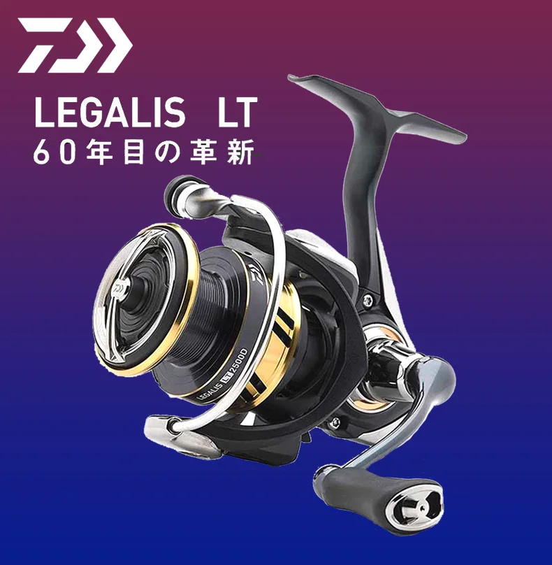 Оригинальная Новинка 2019 спиннинговая Рыболовная катушка DAIWA Legalis 1000 3000 C 4000D 5000D 6000D