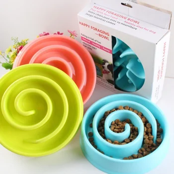 

Pet Slow Feeder Bowl for Dogs Interesting Maze Feeder Cultivate Healthy Eating Habits Pet Choking Bowl
