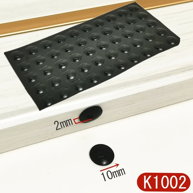Cabinet Bumpers Door Stops Noisy Bumper Self Adhesive Soft Anti Slip Silicone Rubber Feet Pads  Shock Absorber 50/100/200 Grains K1002