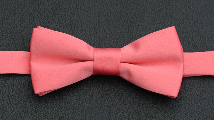 Сплошной цвет дети мальчик галстук-бабочка для девочки галстук подарок мода для свадьбы школьные Вечерние - Цвет: Арбузно-красный