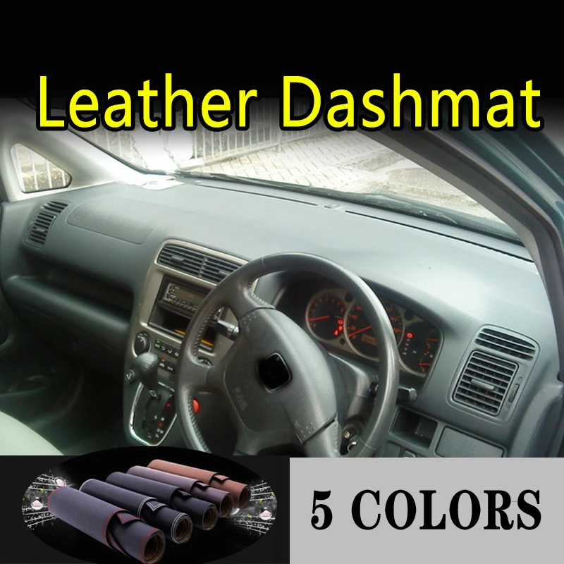 Кожаный коврик для приборной панели honda STREAM G1 RN1 RN2 RN3 RN4 RN5 2000-2006 аксессуары