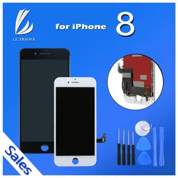 

for iPhone 8 LCD Screen Replacement Display Assembly Touch Digitizer Black White Camera Holder Earpiece Home Button NOT included