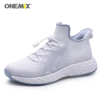 

ONEMIX Men's Running Trainers Fashion Cushioning Lightweight Sport Sneakers for Outdoor Walking women's zapatillas de deporte