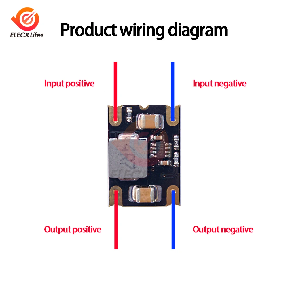 4A 미니 DC-DC 벅 스텝 다운 컨버터 보드 모듈 7V-16V 5V DC DC 전압 레귤레이터 PCB 보드 파워 벅 모듈