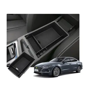 

RUIYA car armrest box storage for Sonata DN8 10th central storage box anti-slip rubber stowing tidying,auto interior accessories