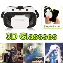 Мини VR очки Новые VR для кино поддержка 1080P для 4,7-6,0 дюймов смартфон и частный кинотеатр гарнитура VR чехол