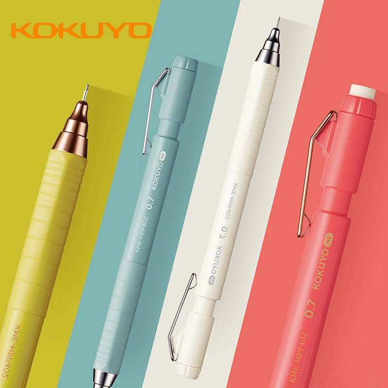 Japanese Kokuyo Me Mechanical Pencil 0.7mm Combination Set, Rotating