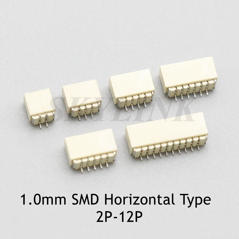 Разъем горизонтального типа JST SH для SMD 10 шт. разъем 1 0 мм 2P 3P 4P 5P 6P 7P 8P 9P 10P 11P 12P
