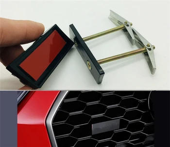 

20pcs ABS S3 S4 S5 S6 S7 S8 Honeycom Net Grille Emblems Styling Car Head Grille Stickers Decals for AUDI A1 A3 A4L A5 A6L A7 A8L