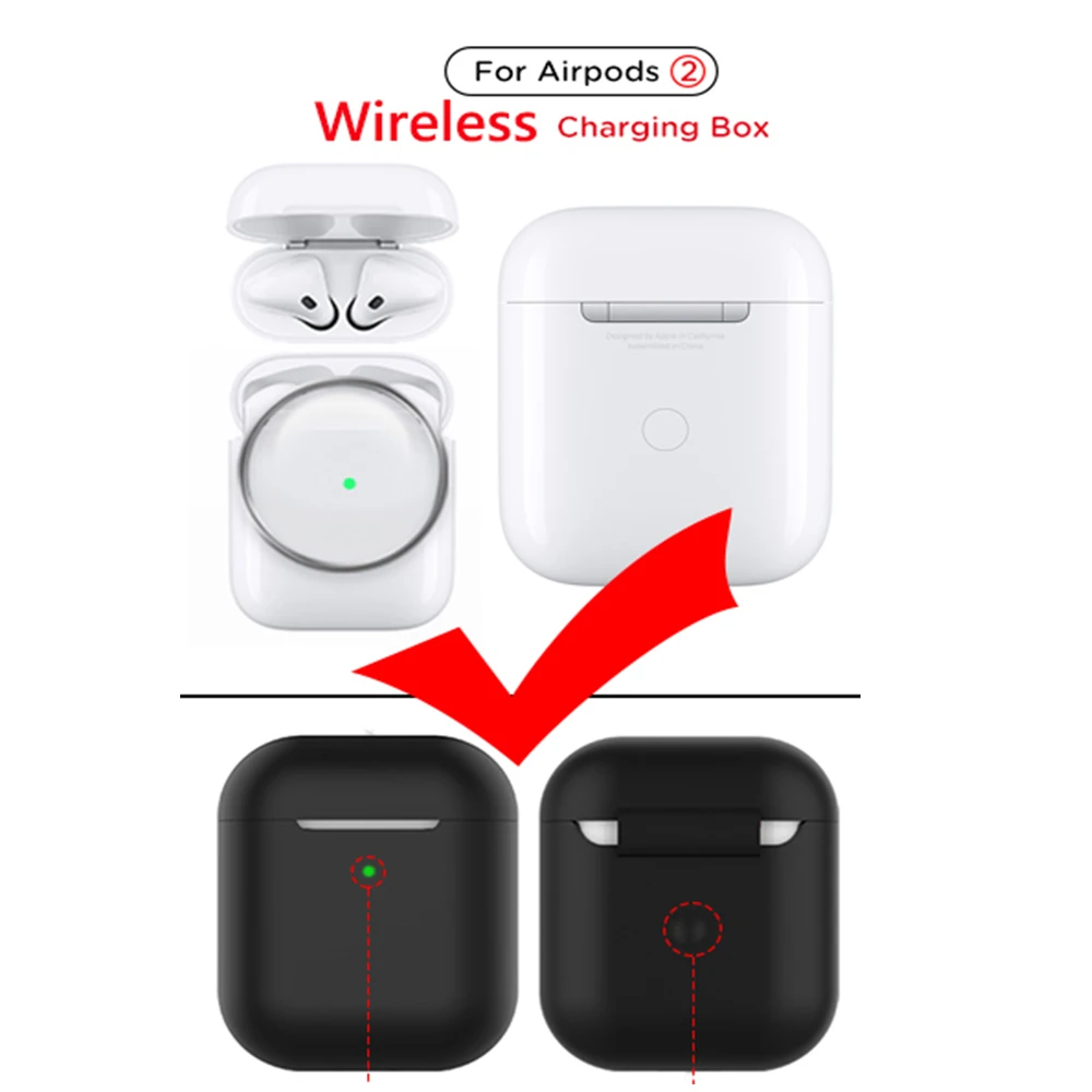 Для airpods 2 аксессуары air pods 2 airpod air pod для earpods ear pods 2 Чехол i11 i12 tws i18 i19 i20 i30 i9000 i10000