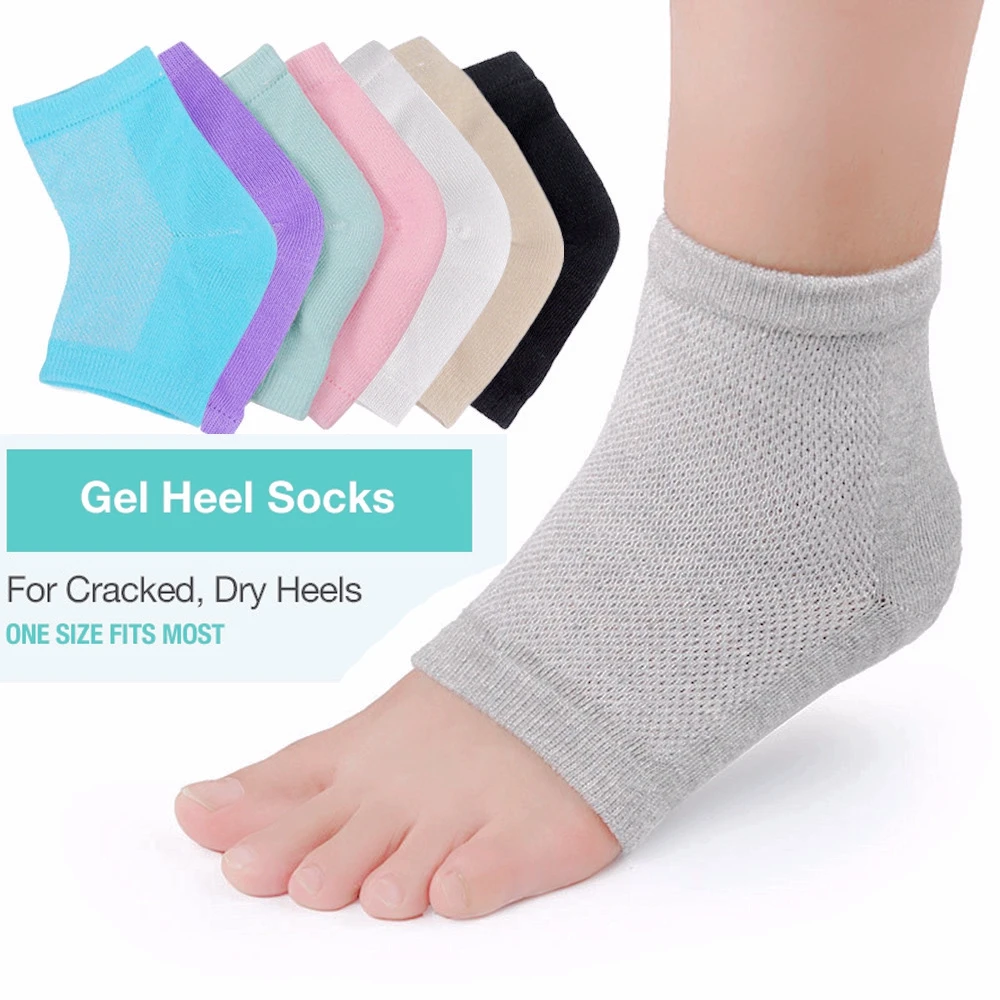 Moisturizing Gel Heel Socks for Women 
