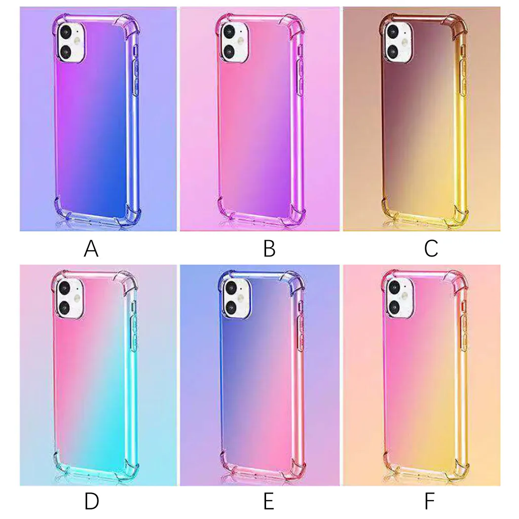 Mosunx для iPhone 11, 5,8 дюймов, ультратонкий градиентный водонепроницаемый защитный чехол с четырьмя углами для iPhone 11, 6,1 Pro, Max, 6,5 Дюймов