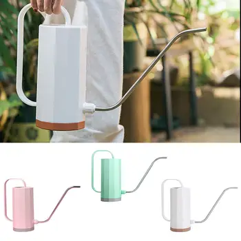 

1.2L Long Nozzle Watering Pot Flowerpot Plant Watering Pot Plastic Transparent Watering Can 45P