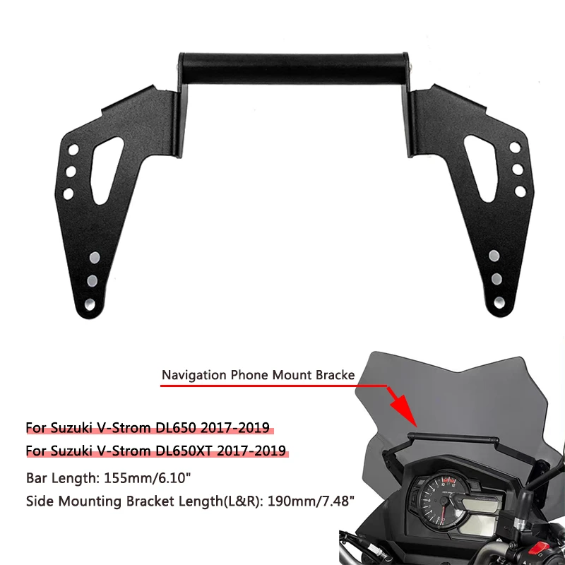 For Suzuki Vstrom DL 650 2017 2018 2019 Accessories Motorcycle Navigation  Phone Mount Bracket DL650 XT V Strom 650|Covers & Ornamental Mouldings| -  AliExpress