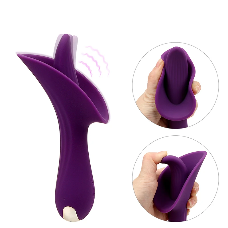 Новый вибратор для языка массажер орального секса 10 режимов Стимулятор клитора