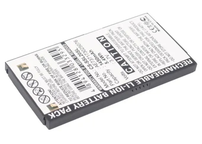 Cameron sino 1450mah аккумулятор для SIRIUS Stiletto SL2 AE737173025076 dab цифровой аккумулятор