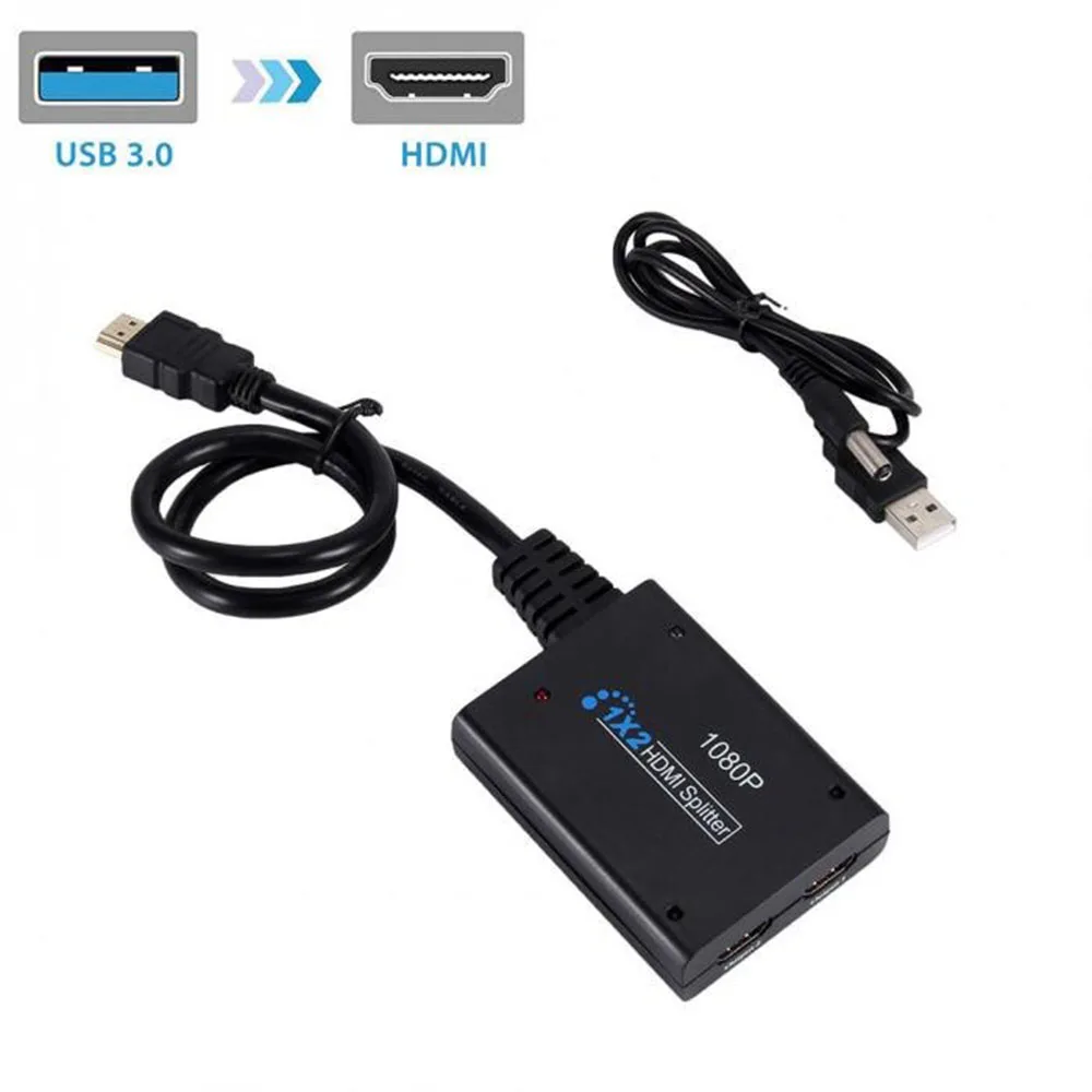 Лидер продаж 1080P HDMI порт мужской 2 Женский 1 в 2 Выход сплиттер кабель адаптер конвертер
