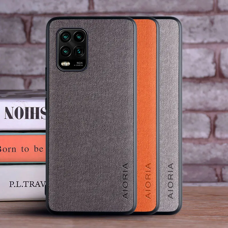 Luxury Textile Leather Phone Case – Premium Soft Cover
