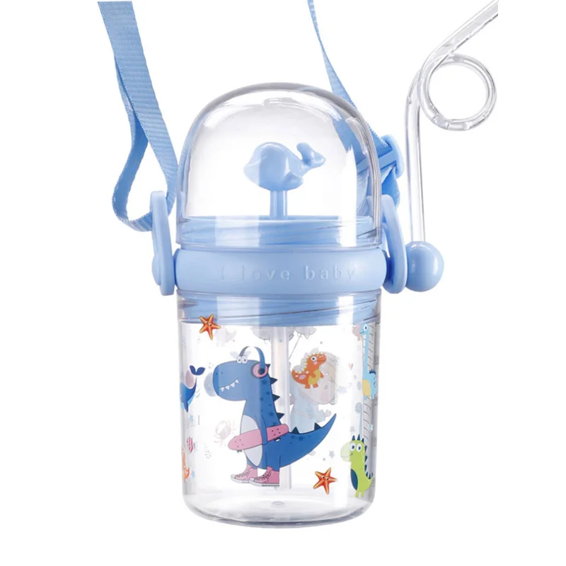 Креативная кружка для воды с Китом летняя пластиковая детская мультяшный